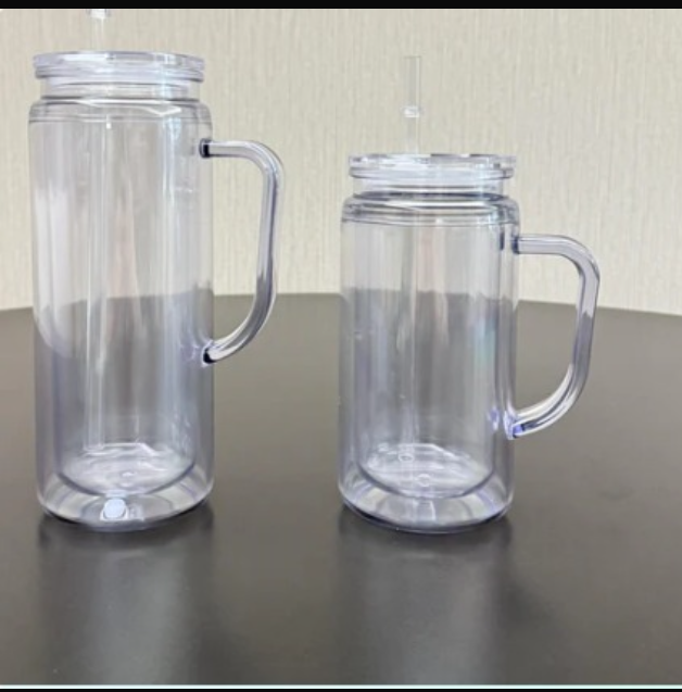 20 oz Snowglobe cup (with handle)