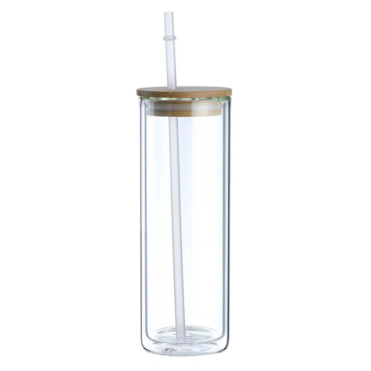 25oz tall glass Snowglobe